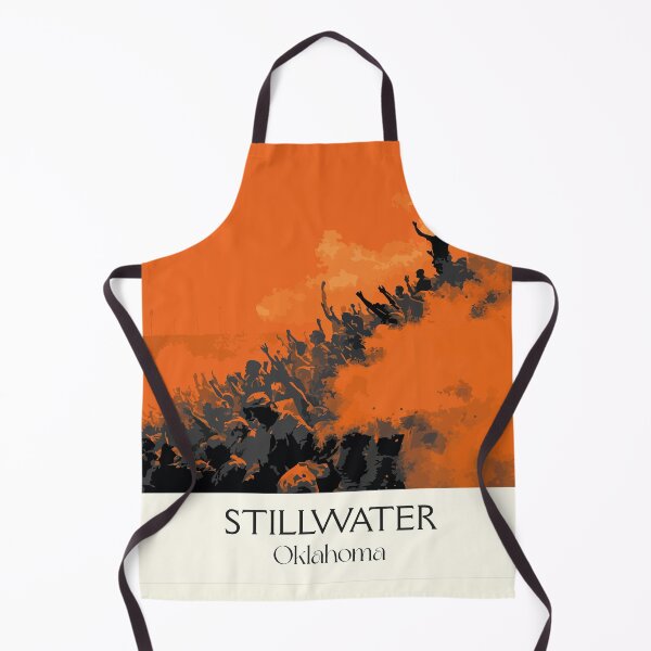 Item preview, Stillwater Oklahoma Vintage Poster | University Town Art Print | Abstract Campus Decor designed and sold by TuncGK.