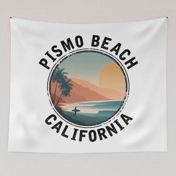 Item preview, Pismo Beach - California (with Black Lettering) designed and sold by VelvetRoom.