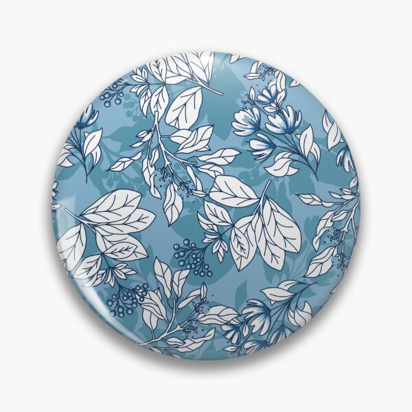 Item preview, Monochrome Leaves and Branches Pattern designed and sold by Farissa Designs.