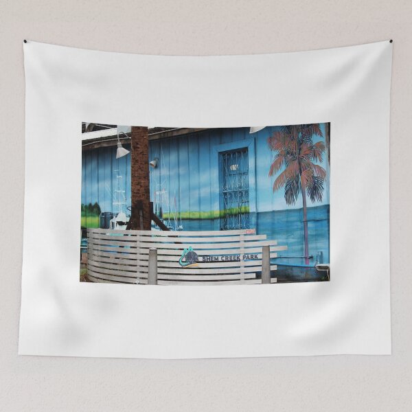 Item preview, Shem Creek Park Mural Scene designed and sold by Cynthia48.