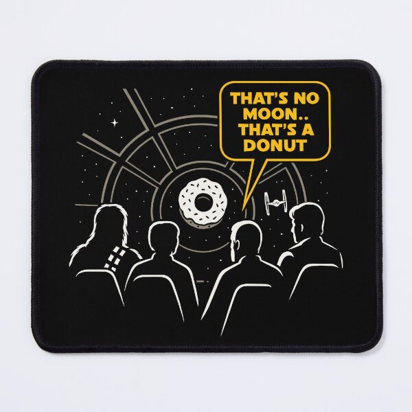 Item preview, That’s No Moon Funny Donut Tee designed and sold by pixel-overdose.