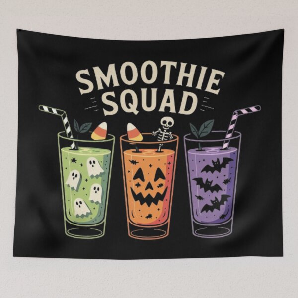 Item preview, Smoothie Foodie Pumpkin Bat Candy Corn Sheet Ghost designed and sold by JediKittenWars.