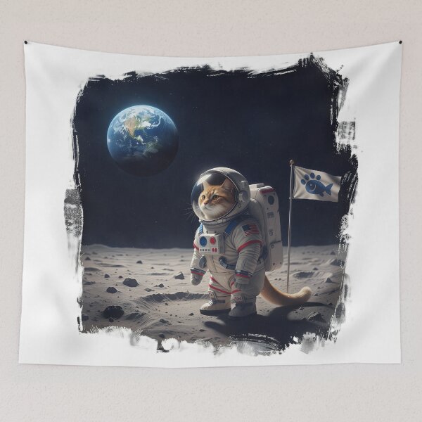 Item preview, Astronaut Cat designed and sold by BUCHELI-ART..