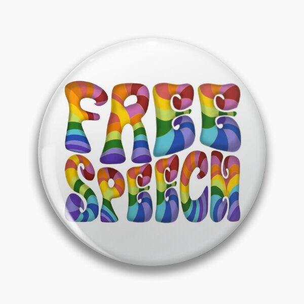Item preview, Free Speech 3D Word Art designed and sold by Unhinged Heather.