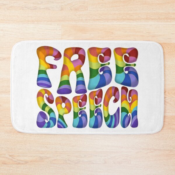 Item preview, Free Speech 3D Word Art designed and sold by Unhinged Heather.