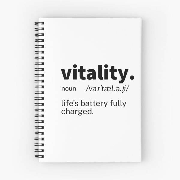 Item preview, Vitality Definition Inspirational designed and sold by IronWords.