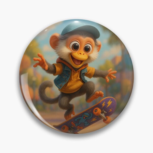 Item preview, Skater Douc Monkey designed and sold by Sillytoe.