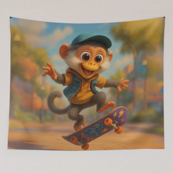Item preview, Skater Douc Monkey designed and sold by Sillytoe.