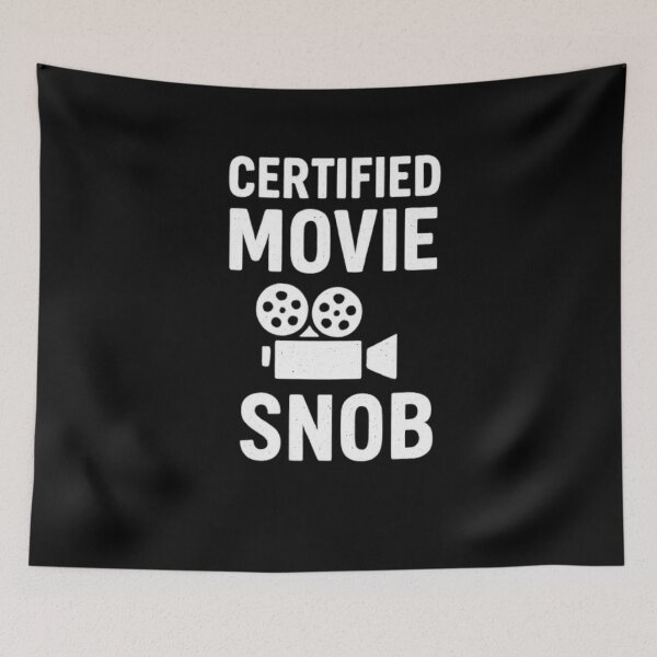 Item preview, Certified Movie Snob – Cinephile T-Shirt designed and sold by Long Family Gifts.