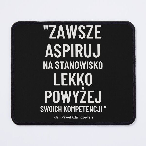 Item preview, Zawsze Aspiruj Na Stanowisko Lekko Powyżej Swoich Kompetencji - cytat z serialu 1670 designed and sold by Anniko Art Studio.