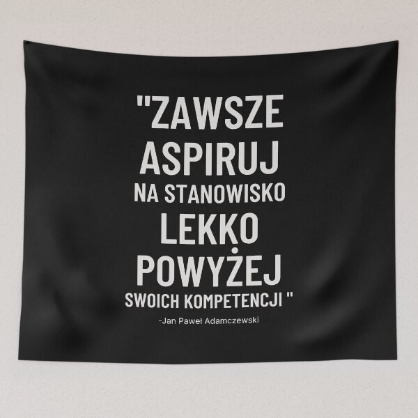 Item preview, Zawsze Aspiruj Na Stanowisko Lekko Powyżej Swoich Kompetencji - cytat z serialu 1670 designed and sold by Anniko Art Studio.