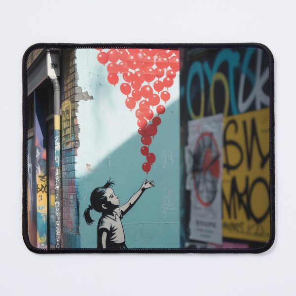 Item preview, Banksy girl ballon vintage designed and sold by martin max.