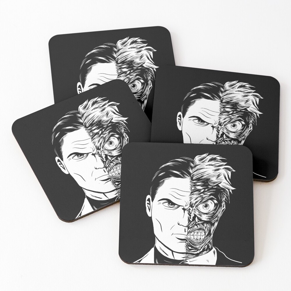 Item preview, Coasters (Set of 4) designed and sold by blacksnowcomics.