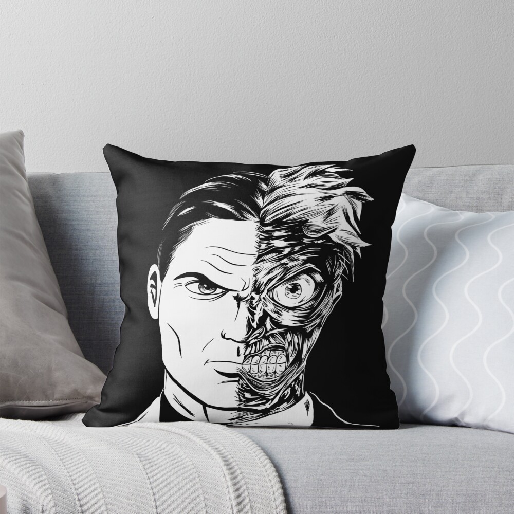 Item preview, Throw Pillow designed and sold by blacksnowcomics.