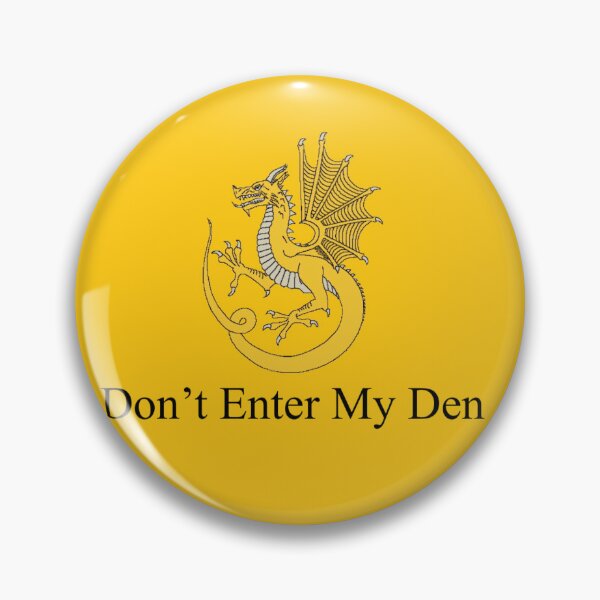 Item preview, 'Don't Enter My Den' Welsh Owain Glyndŵr Dragon Gadsden Flag designed and sold by JonathanR1994.