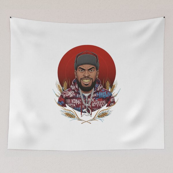 Item preview, Russian Rapper Caricature - Ushanka & Grills designed and sold by digishops.