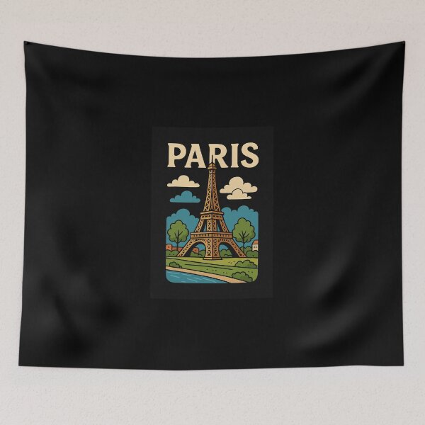 Item preview, PARIS – Torre Eiffel Cartoon designed and sold by RyoSaeba90.