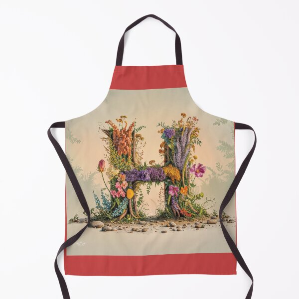 Item preview, Flower Fantasy Alphabet Letter H designed and sold by Royal Wall Whispers.