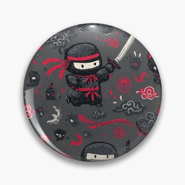 Item preview, Ninja Pattern – Kawaii Stealth Warrior Pattern designed and sold by Meiersbeste.