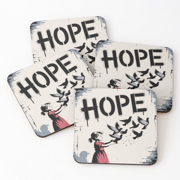Item preview, Banksy girl hope designed and sold by martin max.