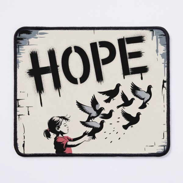 Item preview, Banksy girl hope designed and sold by martin max.