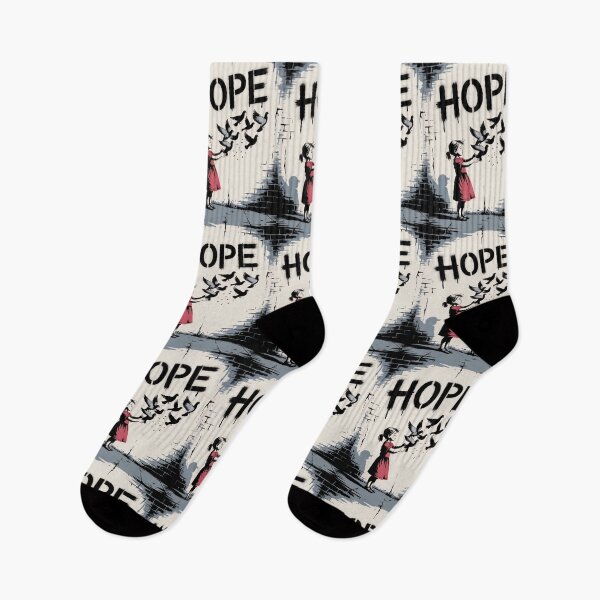 Item preview, Banksy girl hope designed and sold by martin max.