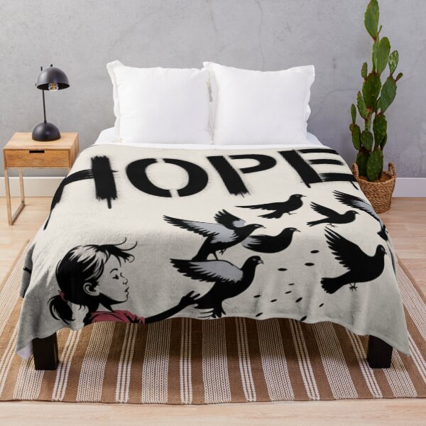 Item preview, Banksy girl hope designed and sold by martin max.