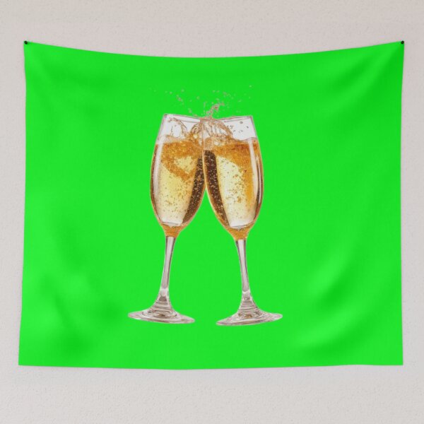 Artikelvorschau, Champagner-Toast – Jubel zum Feiern entworfen und verkauft von AlexLineArt.
