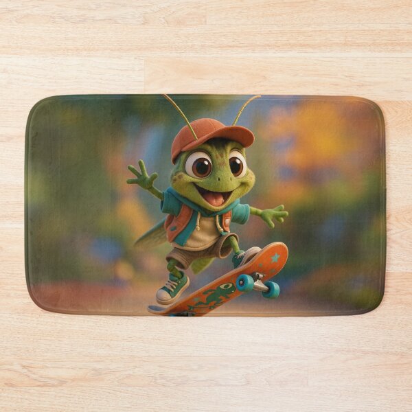 Item preview, Skater Grasshopper designed and sold by Sillytoe.