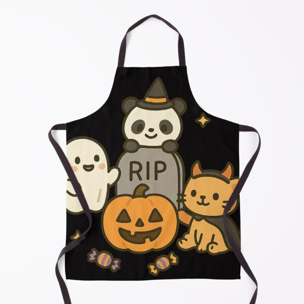 Item preview, Cute animals celebrating Halloween with pumpkin designed and sold by _Smiley_.