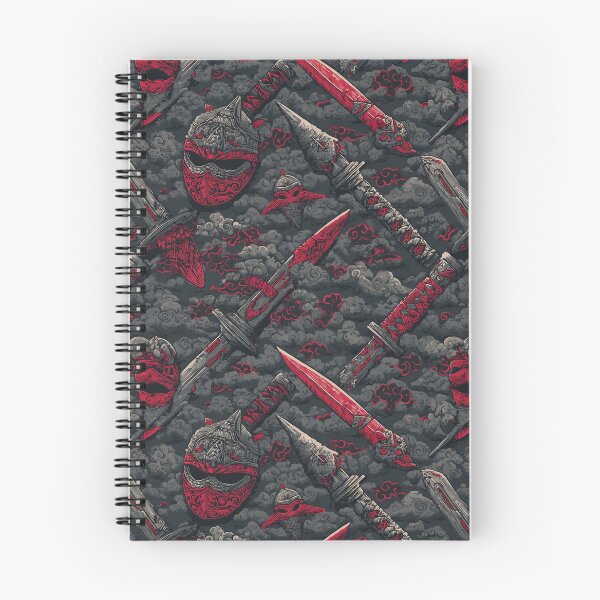 Item preview, Ninja Weapon Patterns – Katana and Shuriken Pattern designed and sold by Meiersbeste.