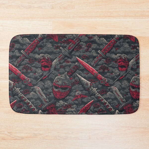 Item preview, Ninja Weapon Patterns – Katana and Shuriken Pattern designed and sold by Meiersbeste.