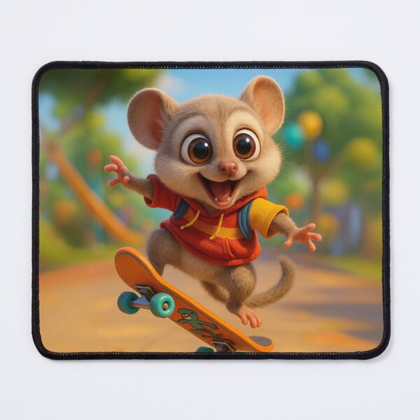 Item preview, Skater Grey Mouse Lemur designed and sold by Sillytoe.