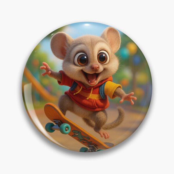 Item preview, Skater Grey Mouse Lemur designed and sold by Sillytoe.