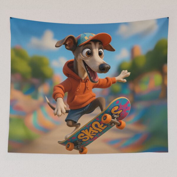 Item preview, Skater Greyhound designed and sold by Sillytoe.