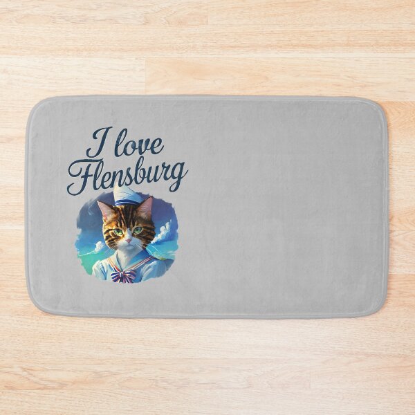 Item preview, I love Flensburg sailor cat  designed and sold by Khala.