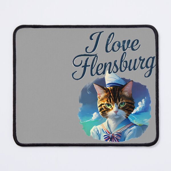 Item preview, I love Flensburg sailor cat  designed and sold by Khala.