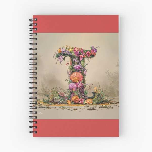 Item preview, Flower Fantasy Alphabet Letter I designed and sold by Royal Wall Whispers.
