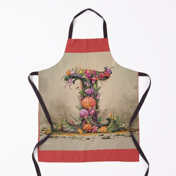 Item preview, Flower Fantasy Alphabet Letter I designed and sold by Royal Wall Whispers.