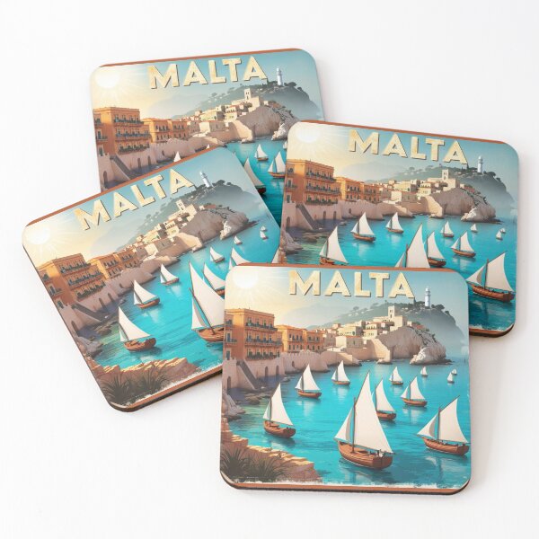 Item preview, Malta Travel Poster designed and sold by CaliforniaDi.