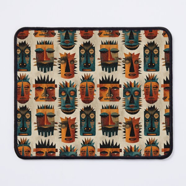 Item preview, Tribal Mask Pattern – Ethnic Design Pattern designed and sold by Meiersbeste.