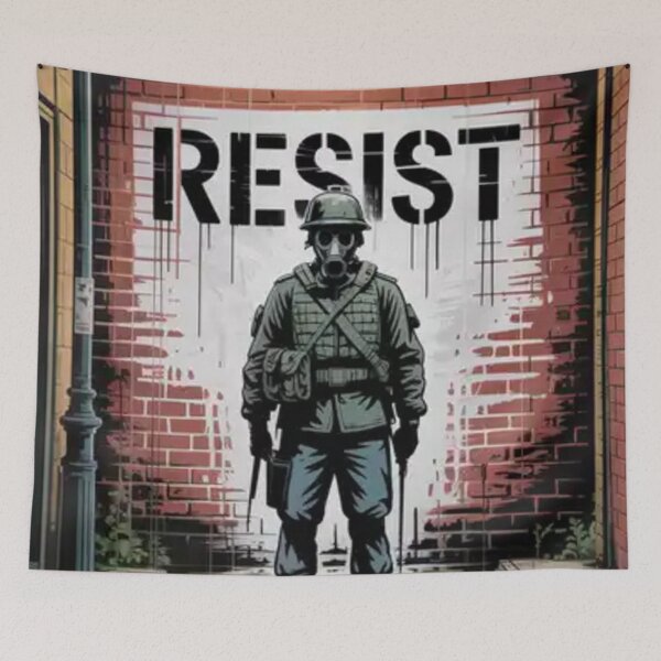 Item preview, Banksy solider flowers peace designed and sold by martin max.
