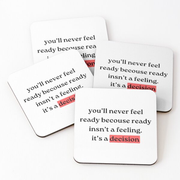 Item preview, You'll never Feel Ready  designed and sold by theironybrand.