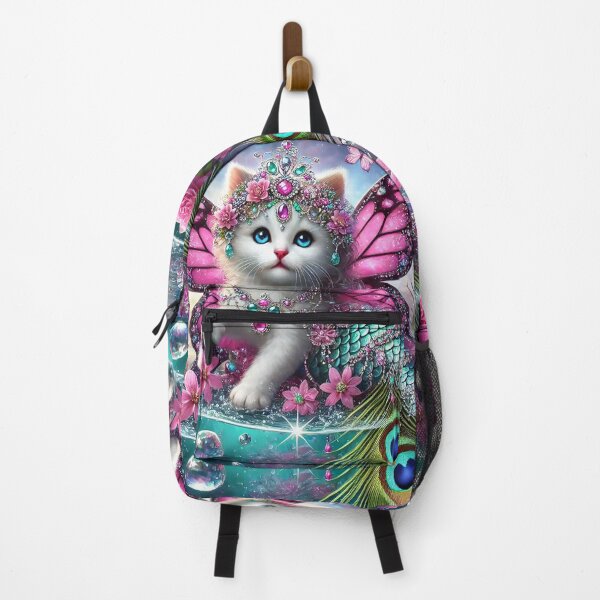 Item preview, Butterfly Mermaid Kitten Dreams II - Magical Underwater Fantasy Art designed and sold by WildlyAiyana.