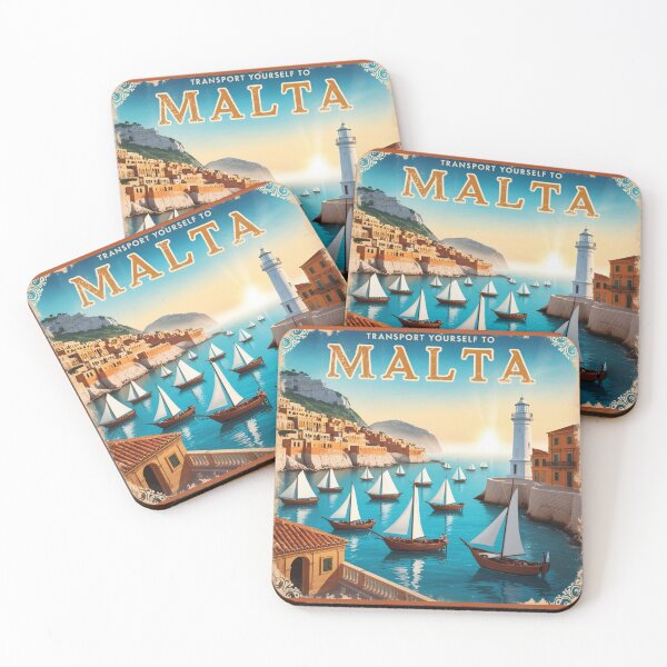 Item preview, Malta Travel Poster designed and sold by CaliforniaDi.