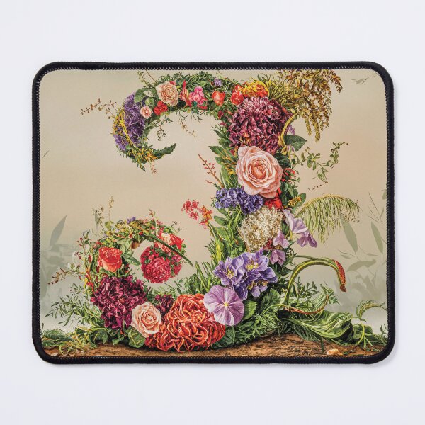 Item preview, Flower Fantasy Alphabet Letter J designed and sold by Royal Wall Whispers.