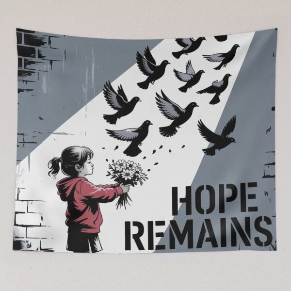 Item preview, Banksy solider flowers peace designed and sold by martin max.