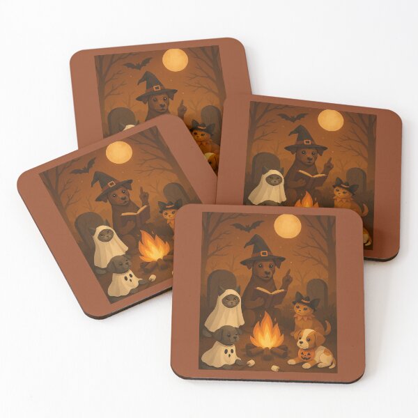 Item preview, Ghost Stories & Pumpkin Paws – Halloween Campfire Tales designed and sold by GeoWild Designs.