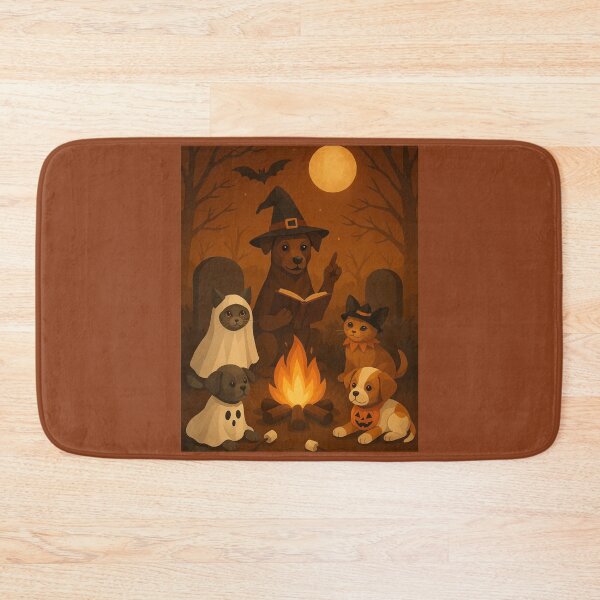 Item preview, Ghost Stories & Pumpkin Paws – Halloween Campfire Tales designed and sold by GeoWild Designs.