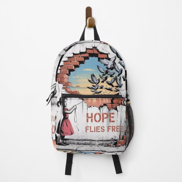 Item preview, Banksy girl hope flies free designed and sold by martin max.